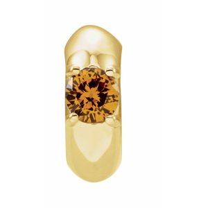 14K Yellow Gold Imitation Citrine Birth of a Child® Spacer Charm/Pendant