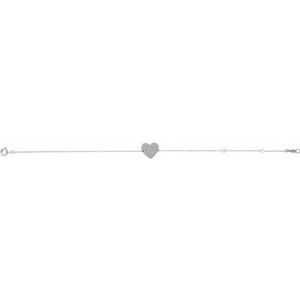 Engravable Heart Bracelet