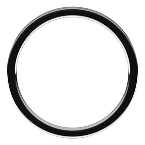 Sterling Silver 2 mm Flat Comfort Fit Light Band Size 9