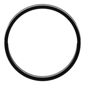 14K X1 White 2.5 mm Ultra-Lightweight Flat Band Size 6.5