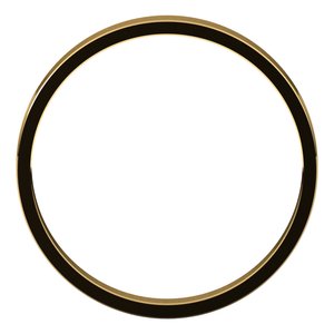 10K Yellow 2.5 mm Ultra-Lightweight Flat Band Size 7
