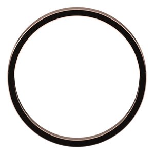 10K Rose 2.5 mm Ultra-Lightweight Flat Band Size 8