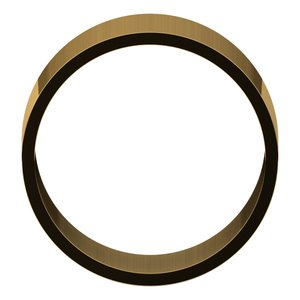 10K Yellow 10 mm Ultra-Lightweight Flat Band Size 8.5