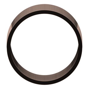 18K Rose 11 mm Ultra-Lightweight Flat Band Size 6.5