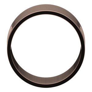 10K Rose 12 mm Ultra-Lightweight Flat Band Size 12.5