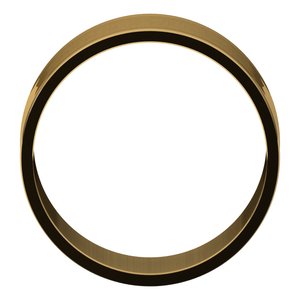 18K Yellow 9 mm Ultra-Lightweight Flat Band Size 16.5