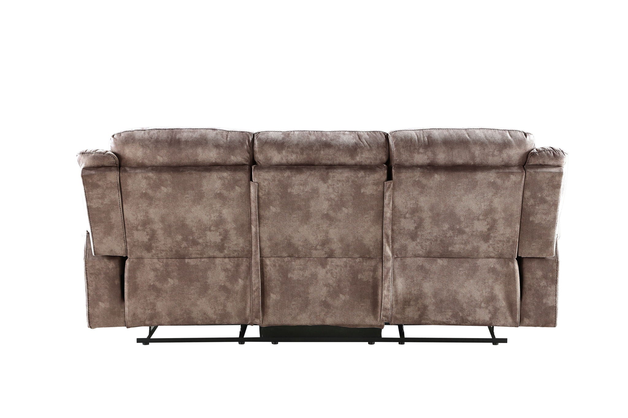 Zubaida - Two Tone Recliner Sofa With USB Port Drop Down Table