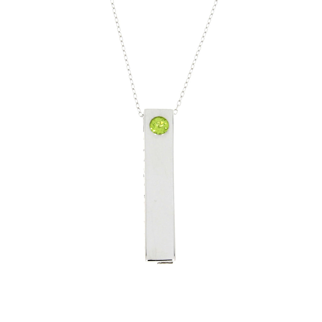Genuine Peridot Fashion Pendants Sterling Silver