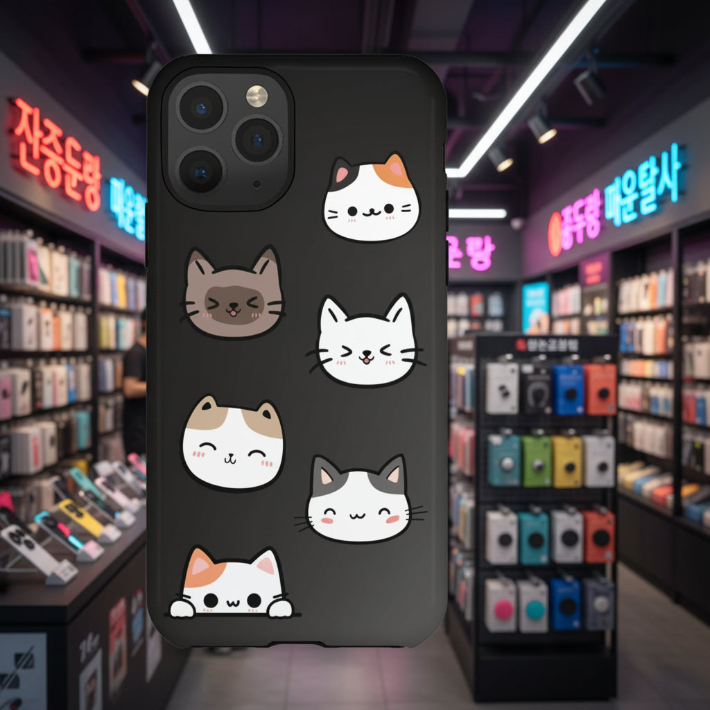 Whisker Wonders Cat Tough iPhone Case