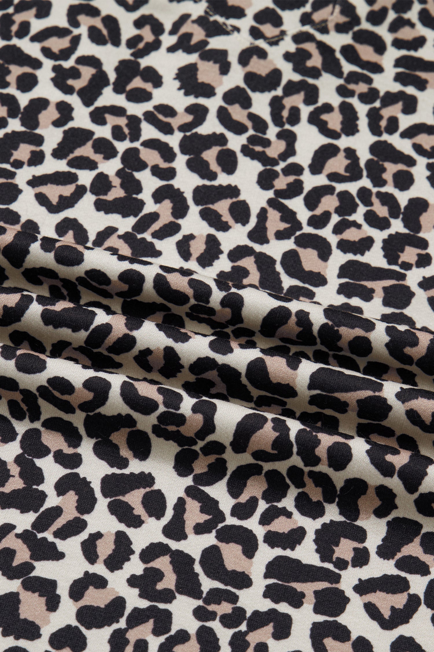 Leopard Stripe Patchwork Zip Collar Mini Dress