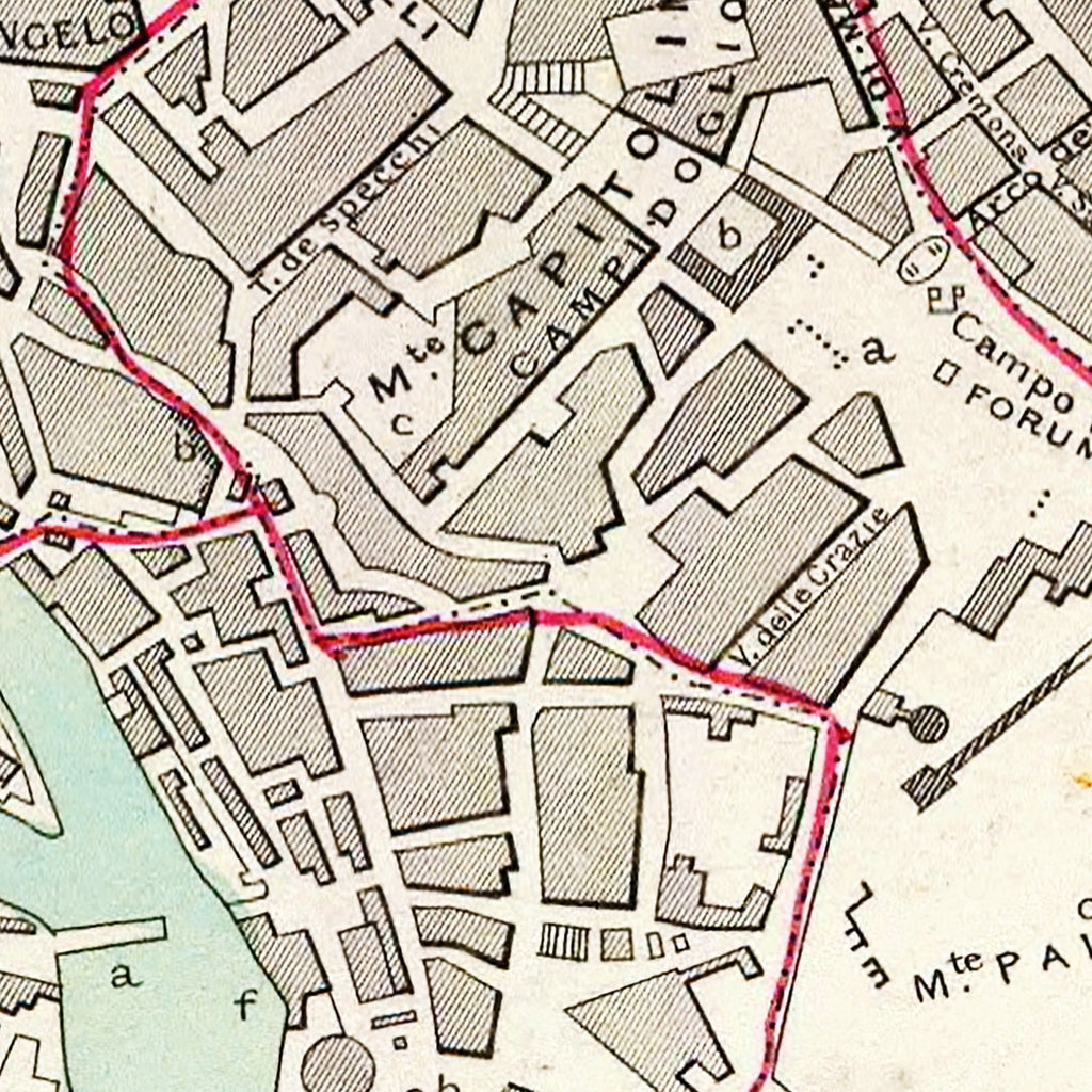Vintage Map of Stockholm, Sweden 1838