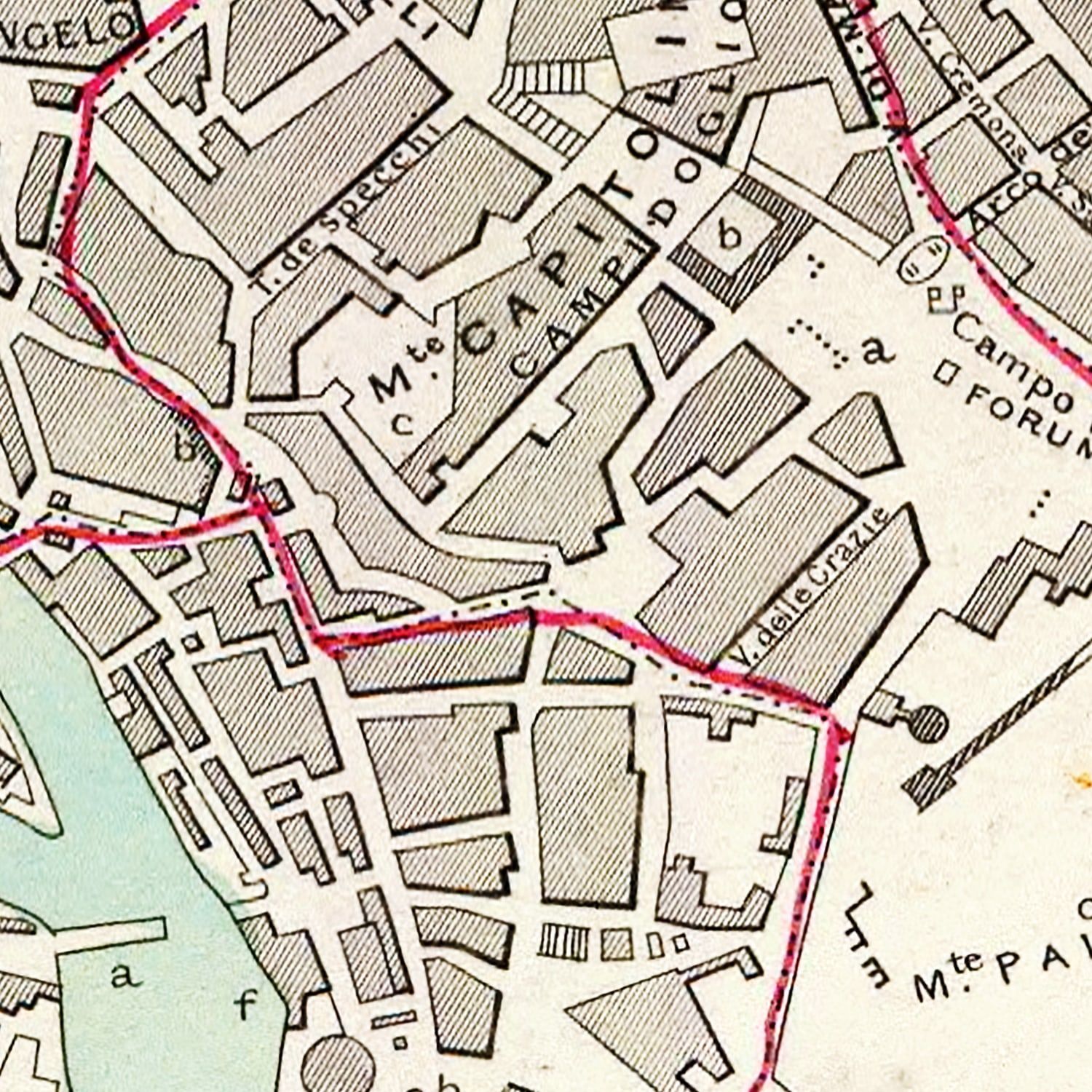 Vintage Map of Stockholm, Sweden 1838