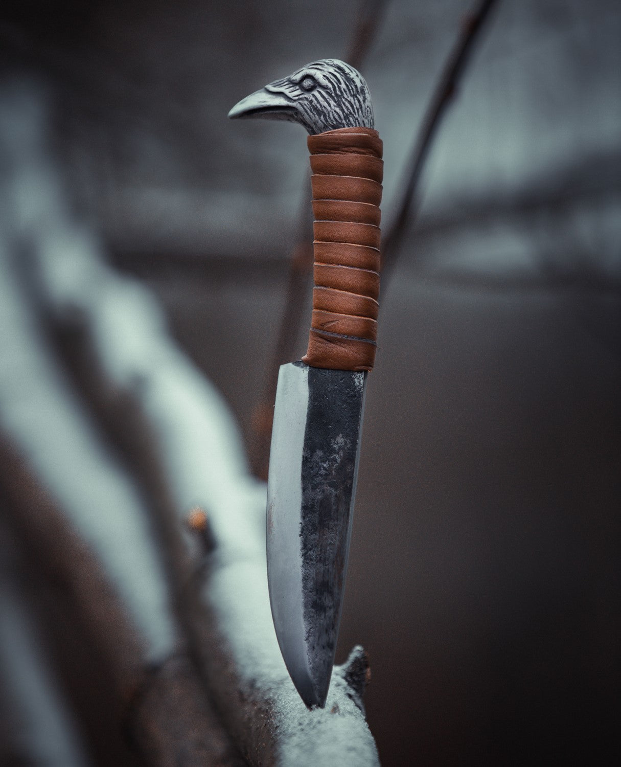 Viking Raven Knife – 5.5" Carbon Steel Blade