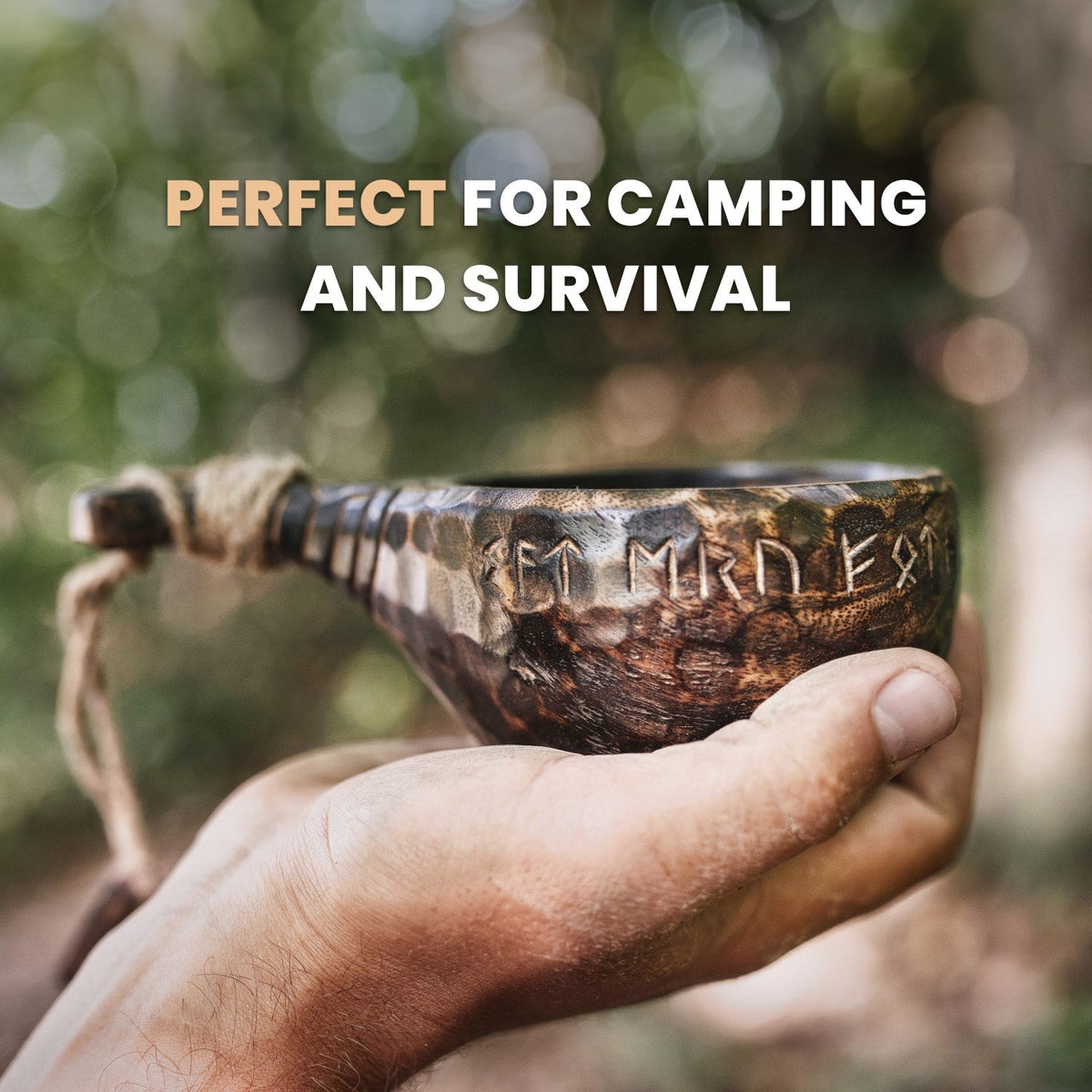 Kuksa Cup – Hand-Carved Scandinavian Bushcraft Mug