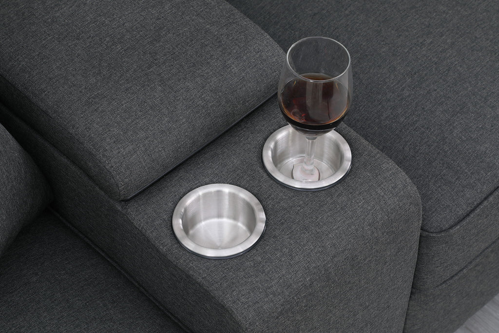 Eric - 9 Piece Upholstered Sectional With Ottoman