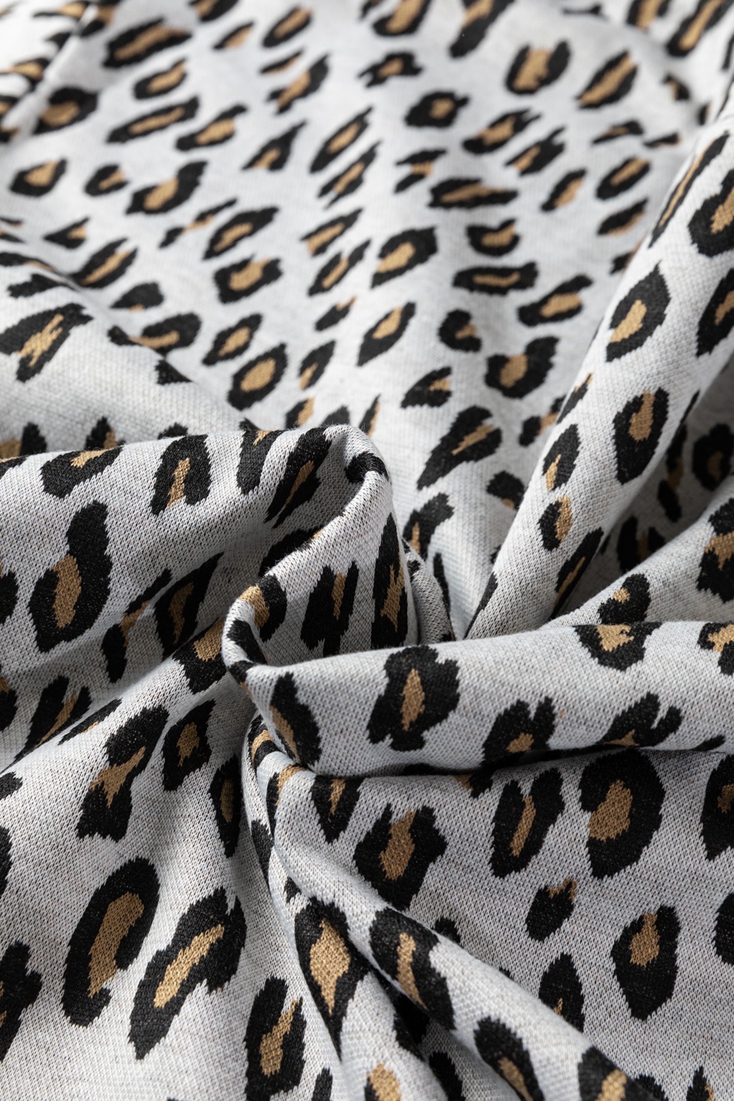 Leopard Short Sleeve Tee & Pants Set