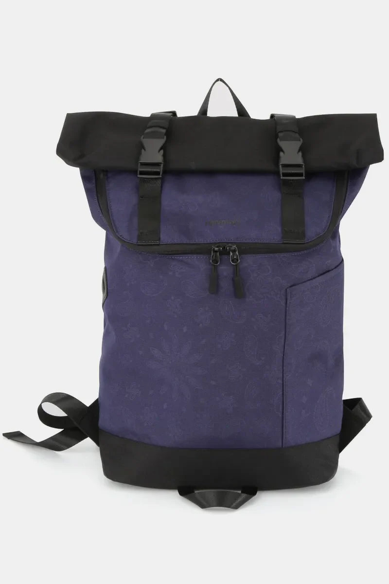 Himawari Contrast Waterproof Canvas Backpack Bag Durable