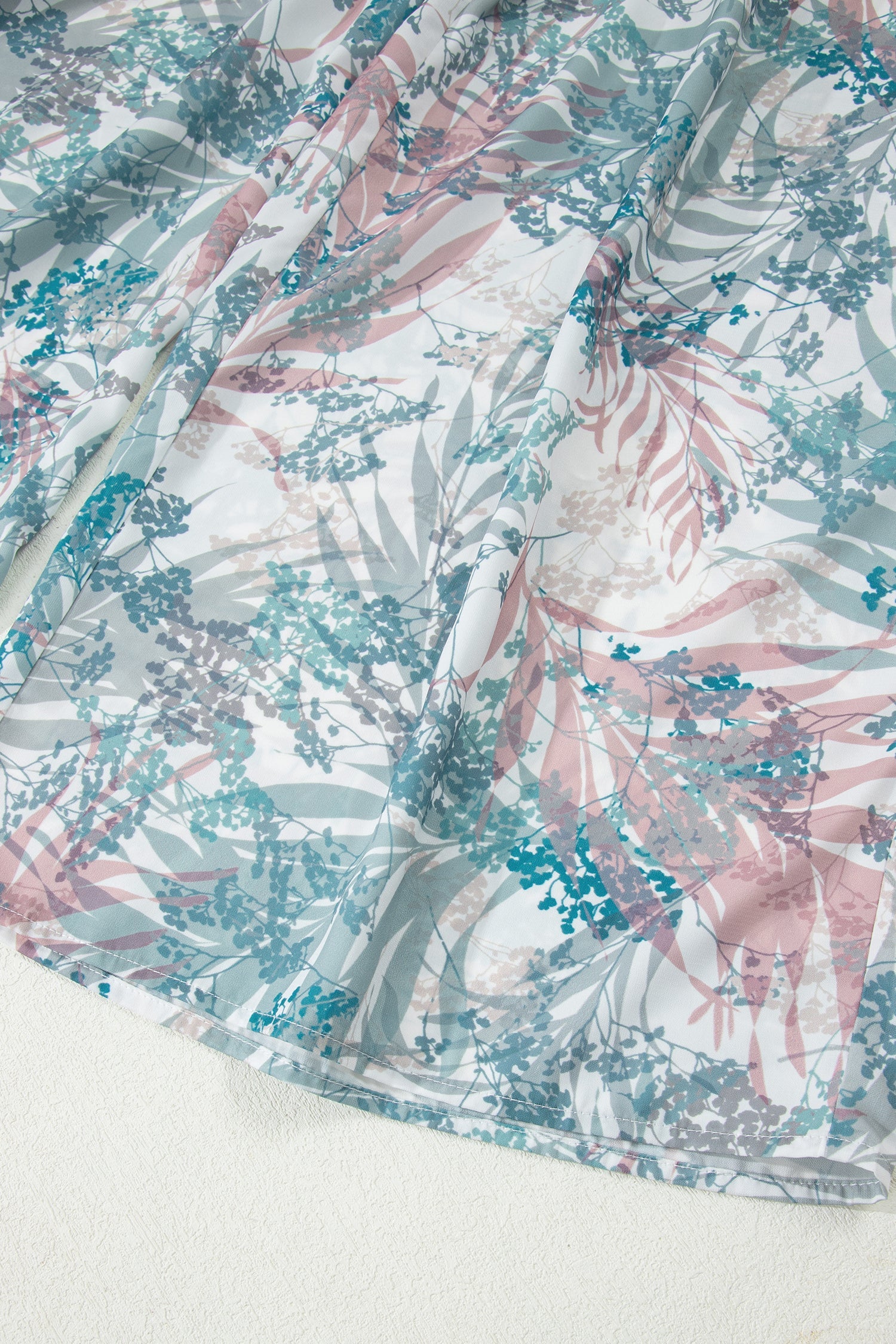 Tropical Palm Cropped Tank and Pants Set