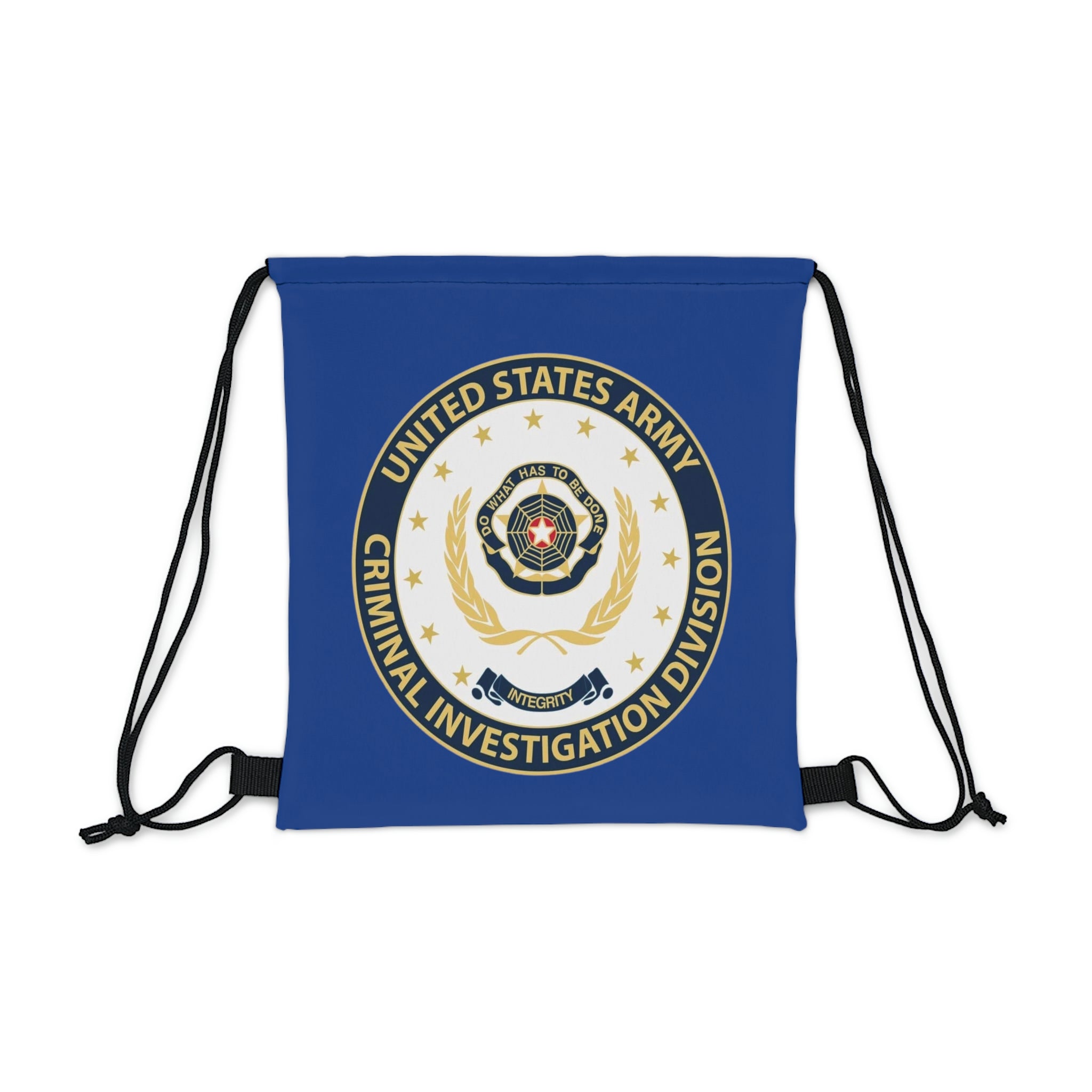 Army CID Seal - Outdoor Drawstring Bag
