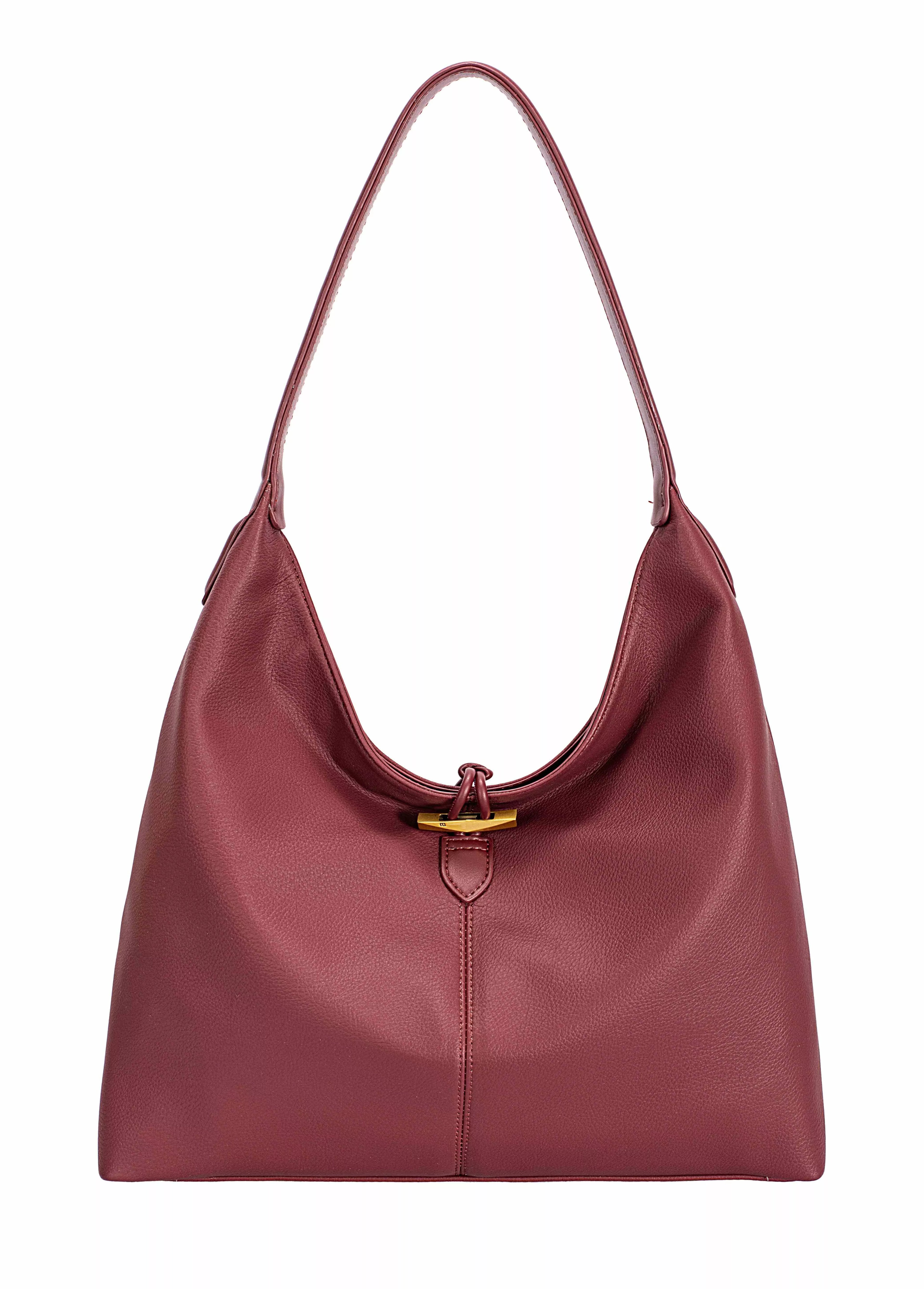 David Jones Classic Leather Shoulder Bag Genuine Leather