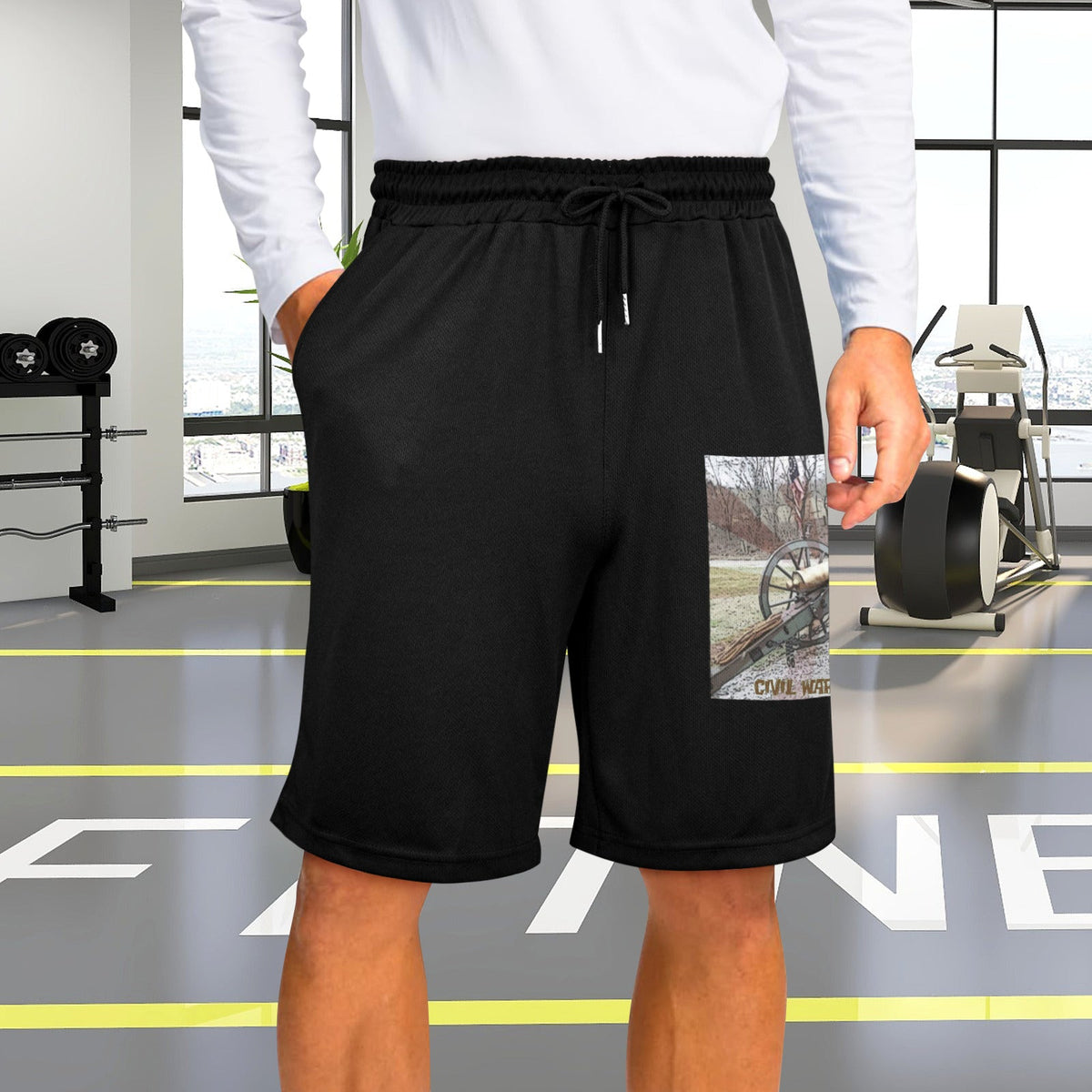 Civil War Reenactor Men's Casual Shorts (Made in USA)