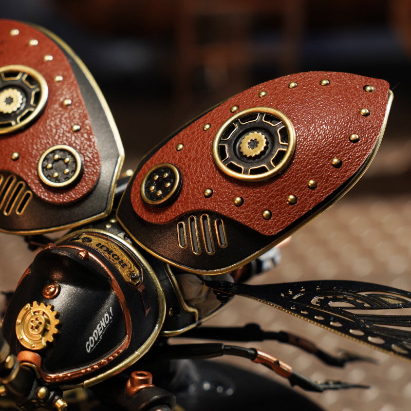 Rokr Metal 3D Puzzle – Rhinoceros Beetle Mechanical Model DIY Kit