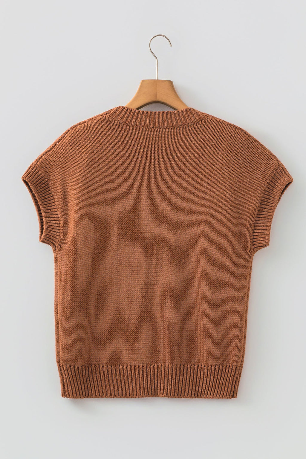 Western Horseshoe Pattern Short Sleeve Knit Top