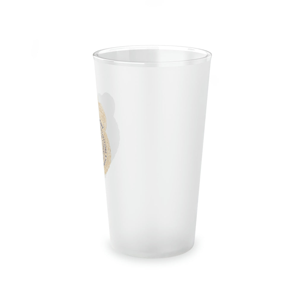OSI Badge Frosted Pint Glass, 16oz