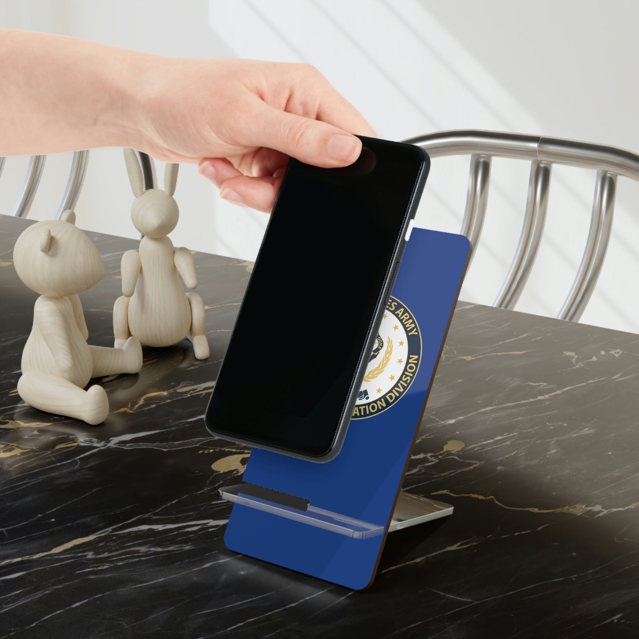 Army CID Seal - Mobile Display Stand for Smartphones