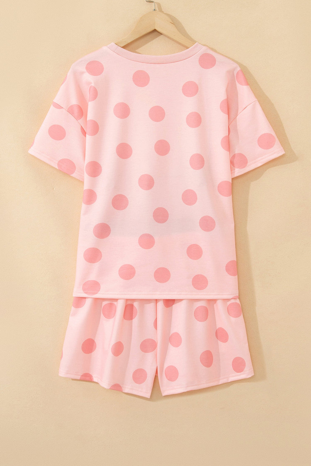 Polka Dot Tee & Drawstring Short Set
