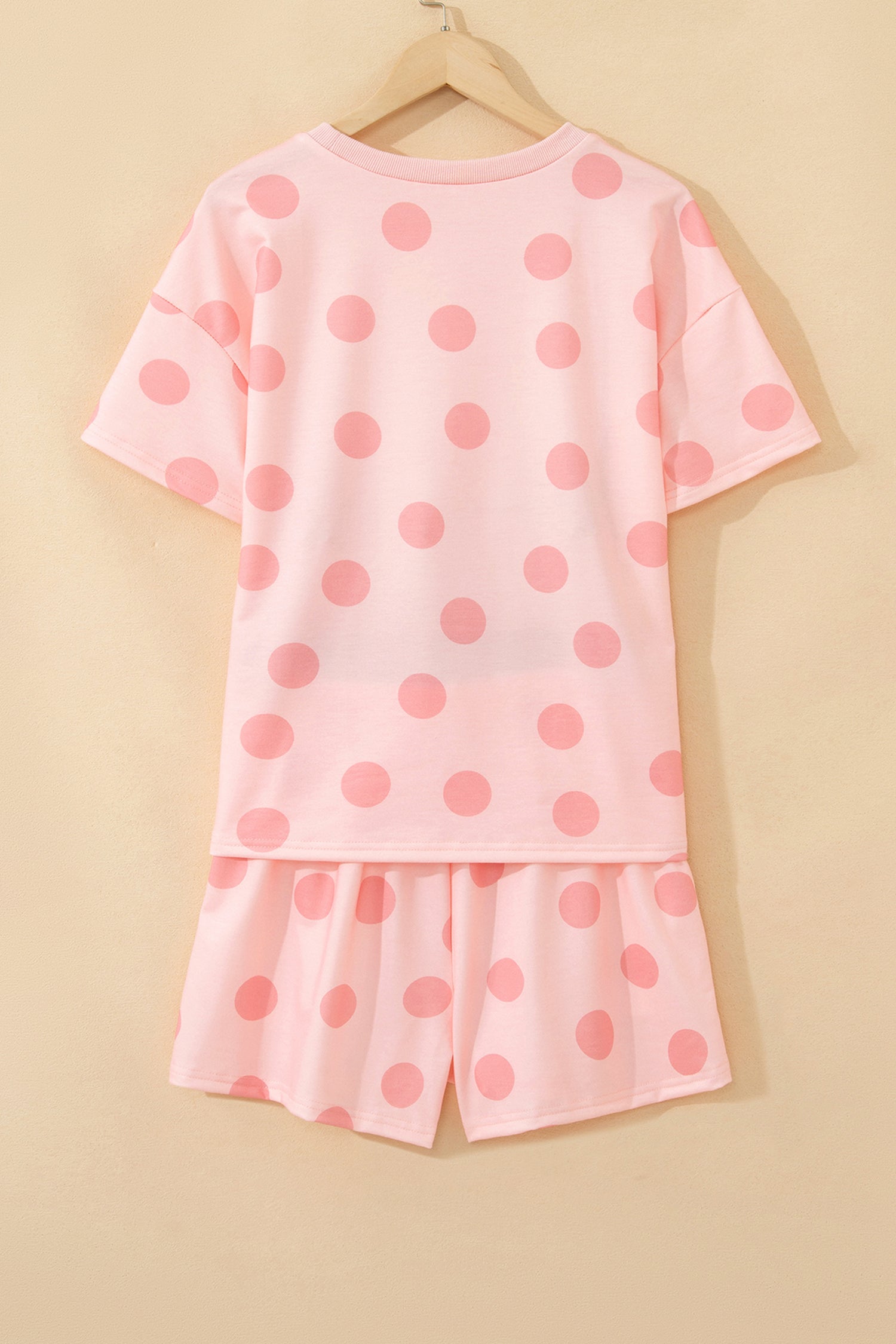 Polka Dot Tee & Drawstring Short Set