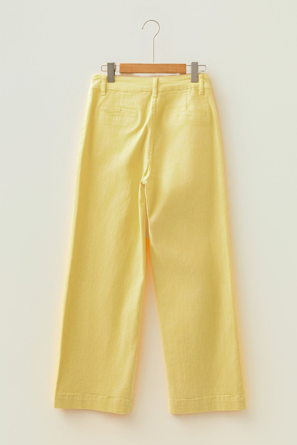 Solid Denim Scalloped Patch Pocket Shift Jeans