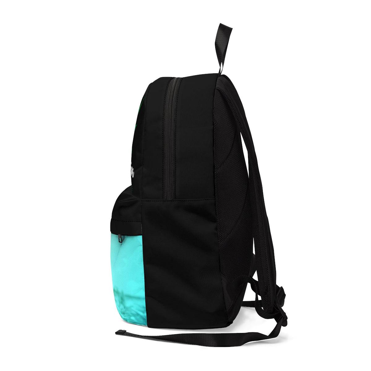 Good Vibes Only Black Marijuana Backpack
