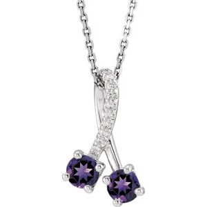 Two-Stone Necklace or Pendant