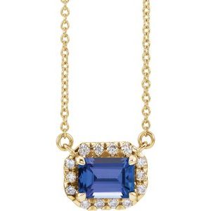 French-Set Halo-Style Necklace or Center