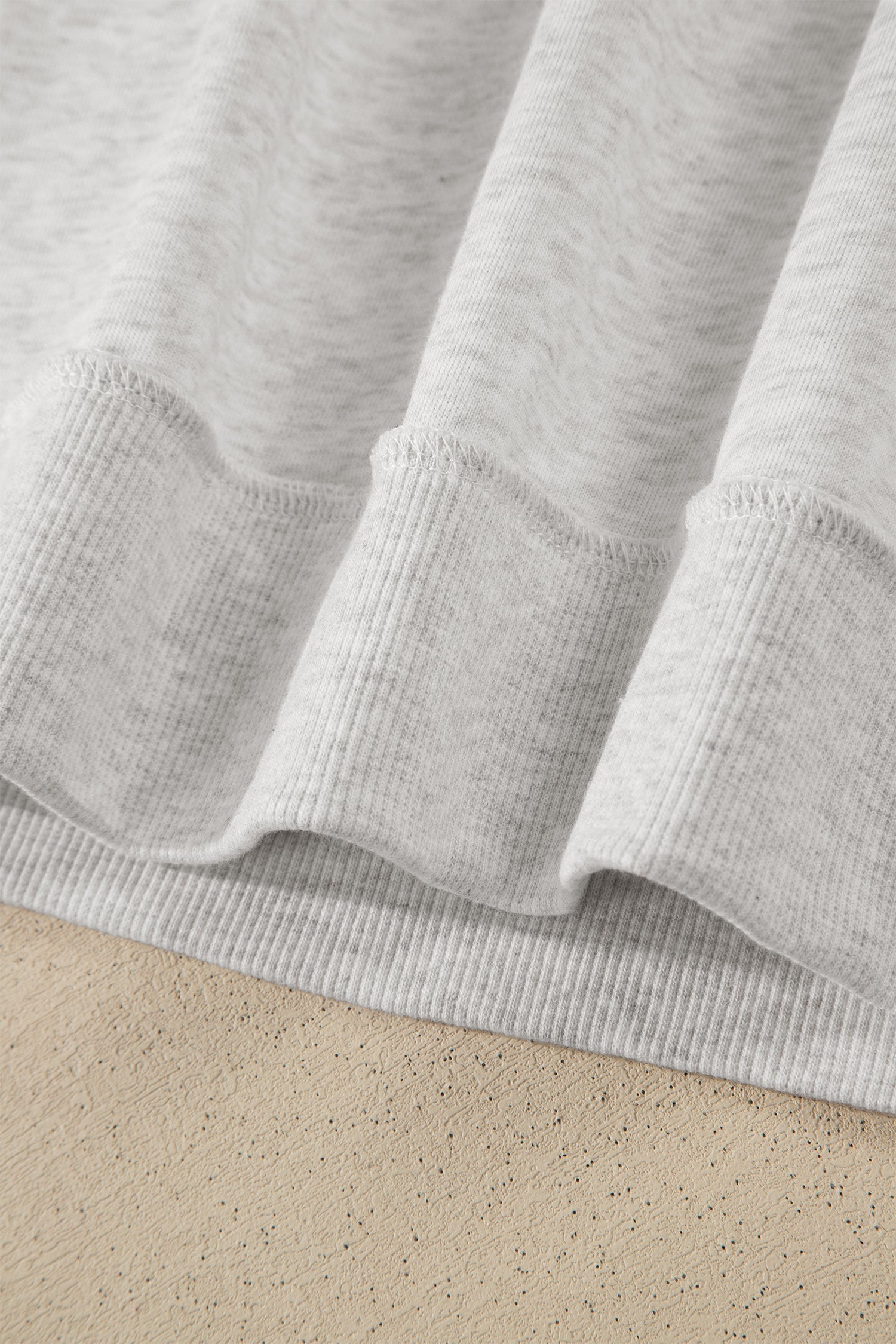 Solid Exposed Seam Mock Neck Tee