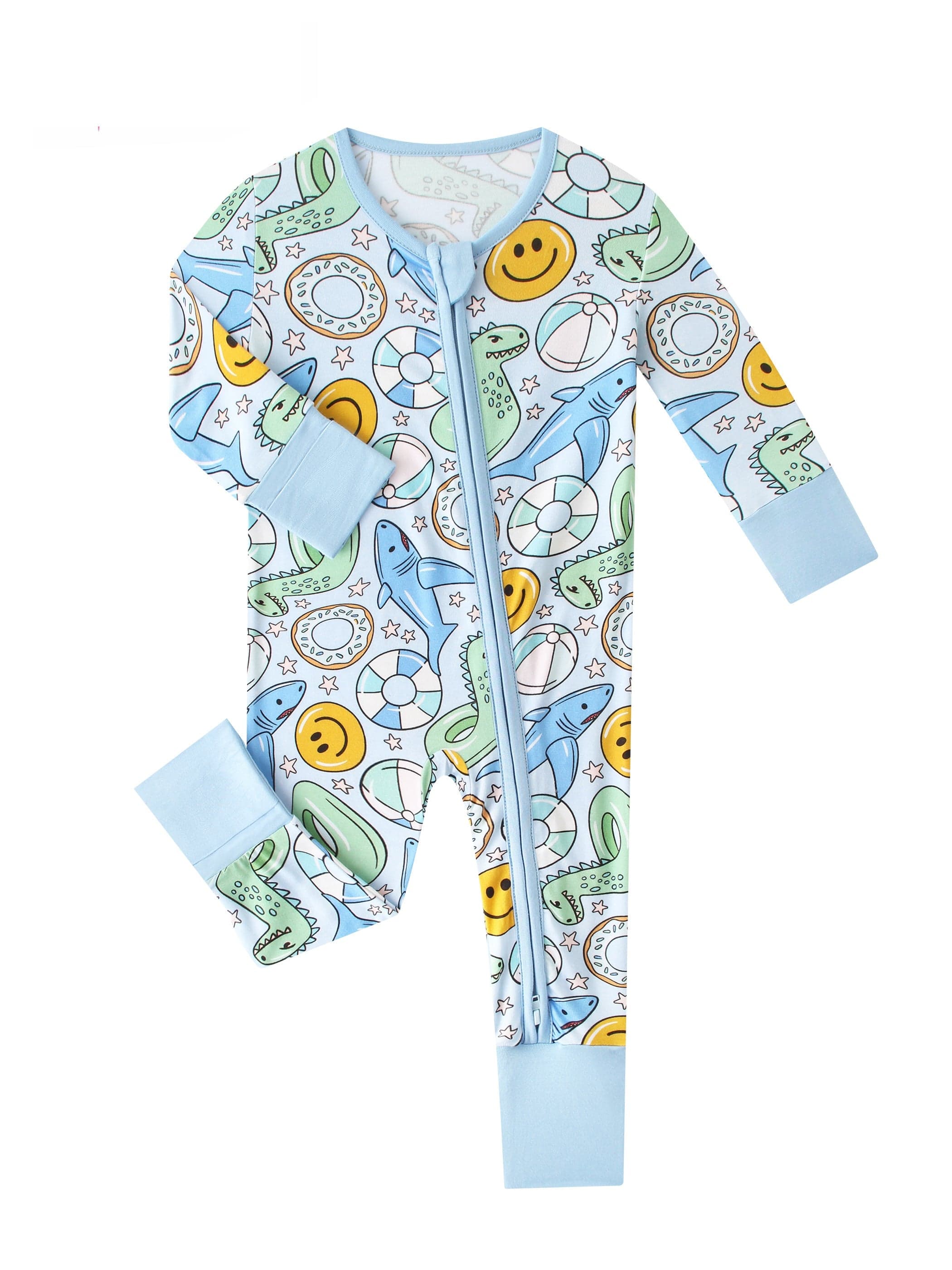 Posh TOT Pool Floats Bamboo Baby Convertible Zippy Romper  CINCO DE MAYO PROMO - FINAL SALE