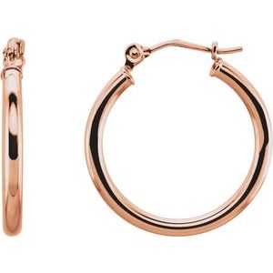 Tube Hoop Earrings