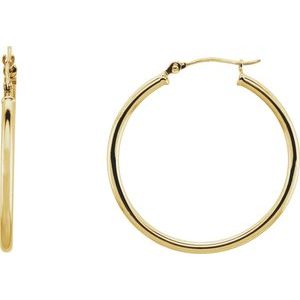 Tube Hoop Earrings