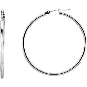 Tube Hoop Earrings
