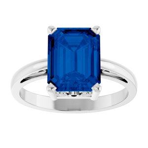 Solitaire Scroll Setting® Ring