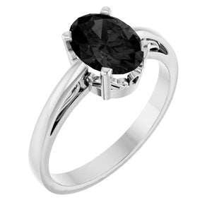 Solitaire Scroll Setting® Ring
