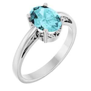 Solitaire Scroll Setting® Ring
