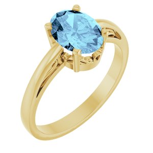 Solitaire Scroll Setting® Ring