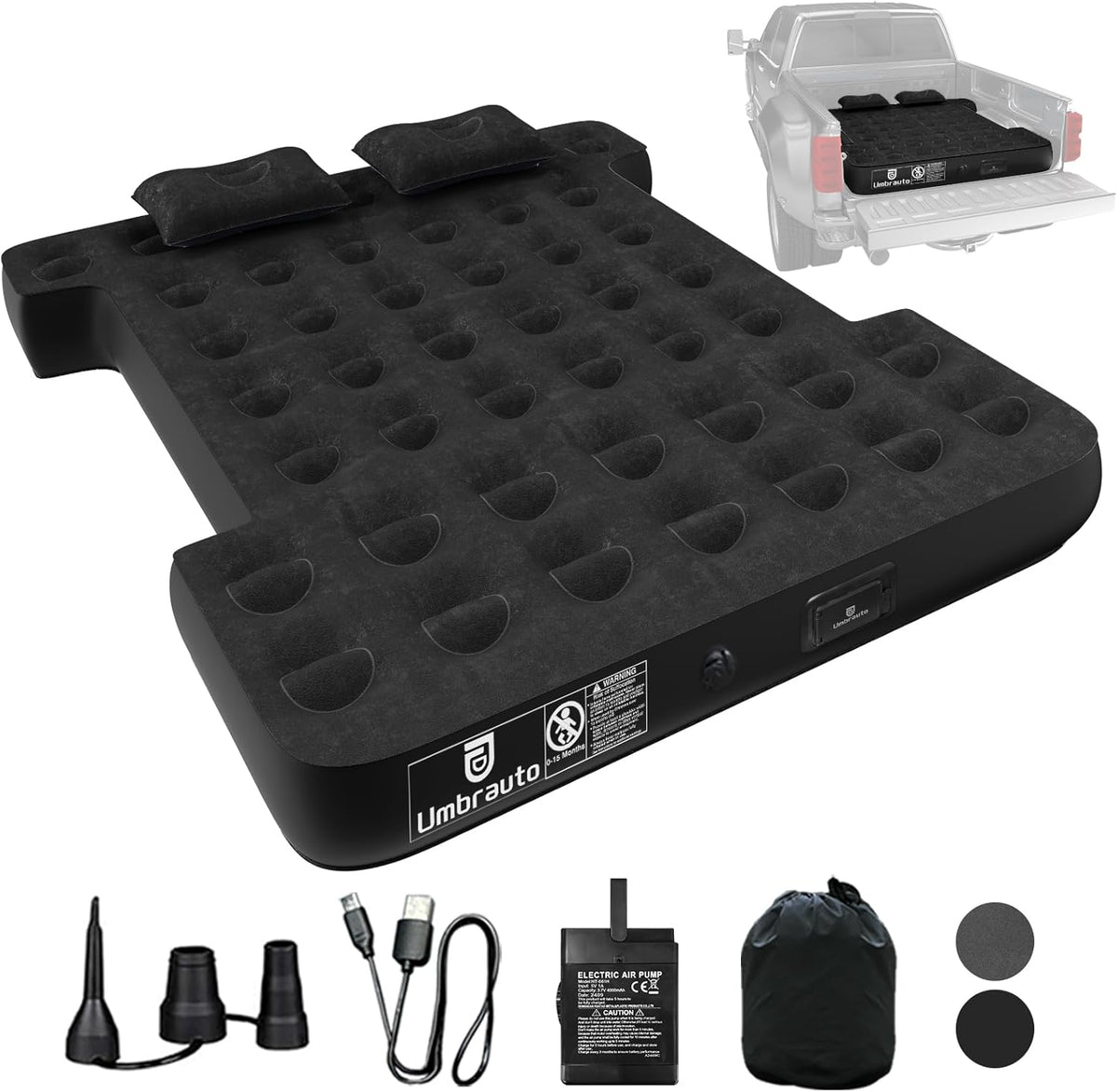 5.5-5.8 ft | 6-6.5ft Chevrolet Truck Bed Air Mattress