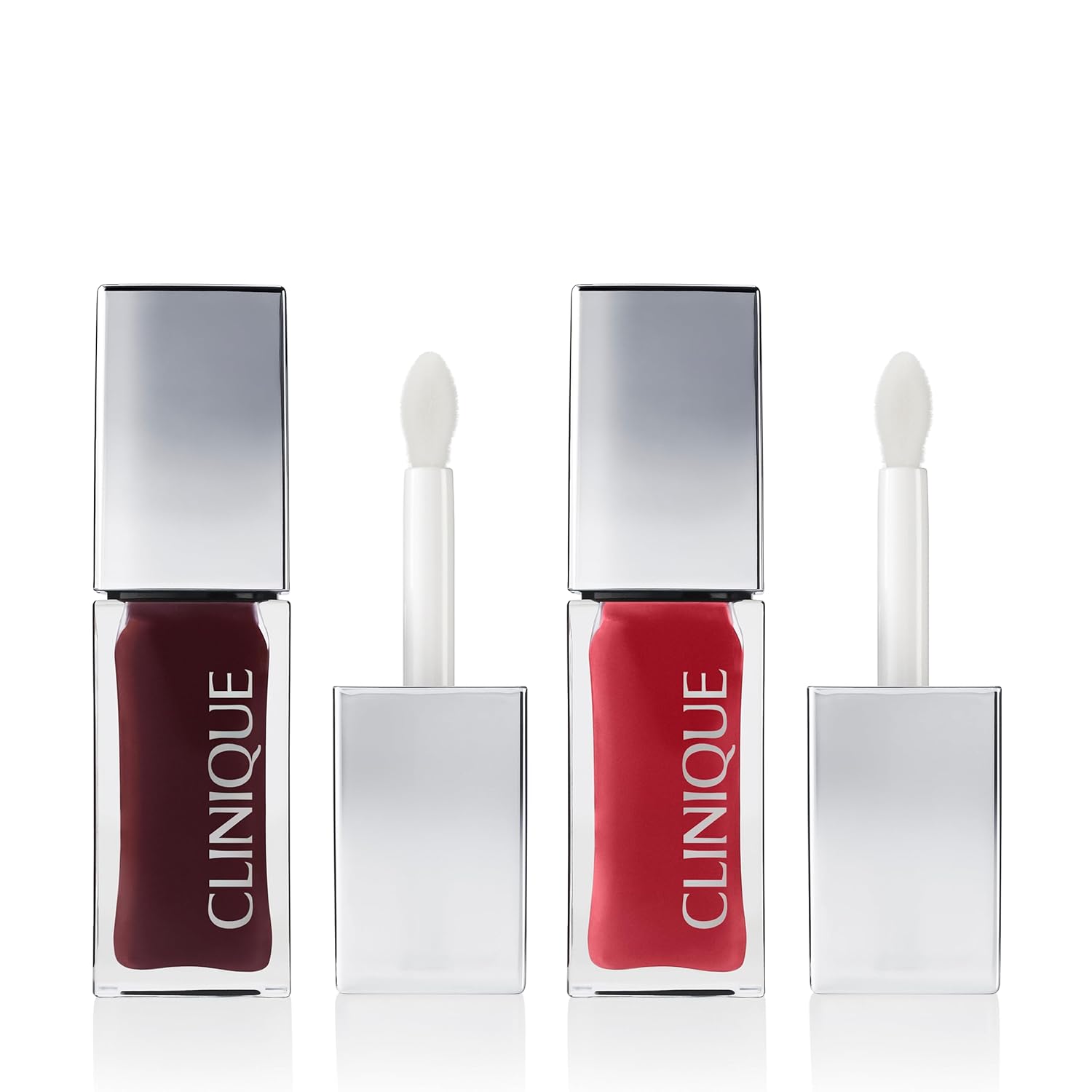 Clinique Pop Lip + Cheek Oil in 3 Iconic Shades in Black Honey, Pink and Nude Honey | Conditions Lips + Gives Cheeks a Natural, Dewy Flush