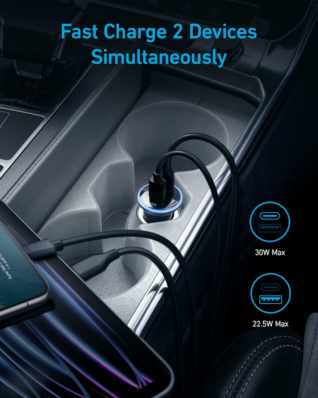 Anker <b>323</b> Car Charger (52.5W)