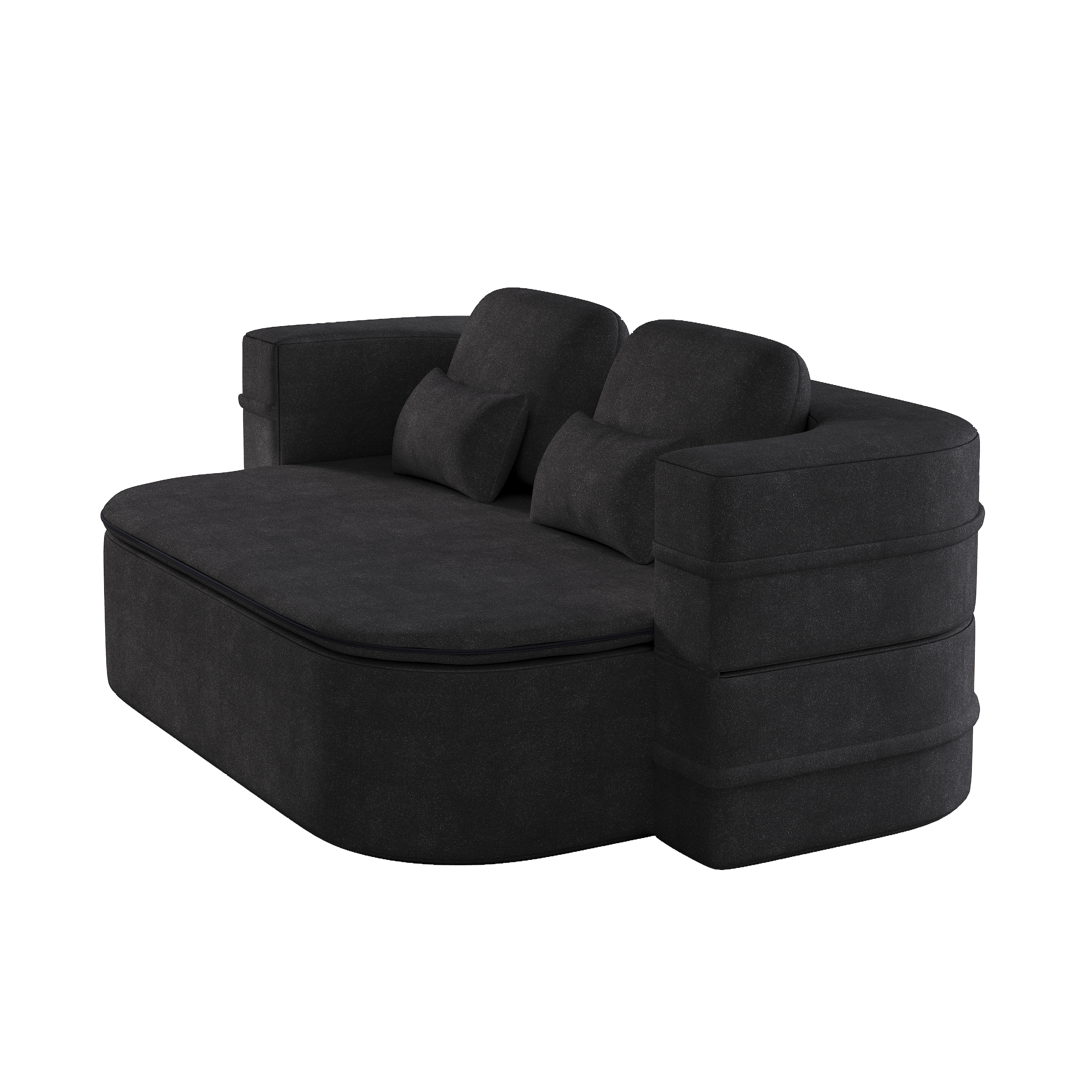 75''2-in-1 Foldable Sofa,Convertible Sleeper Foam Sofa Bed with Multi Functional Blanket, Chenille Floor folding sofa bed,  Floor Sofa Lounge Sofa for Living Room Bedroom Lounge Studio