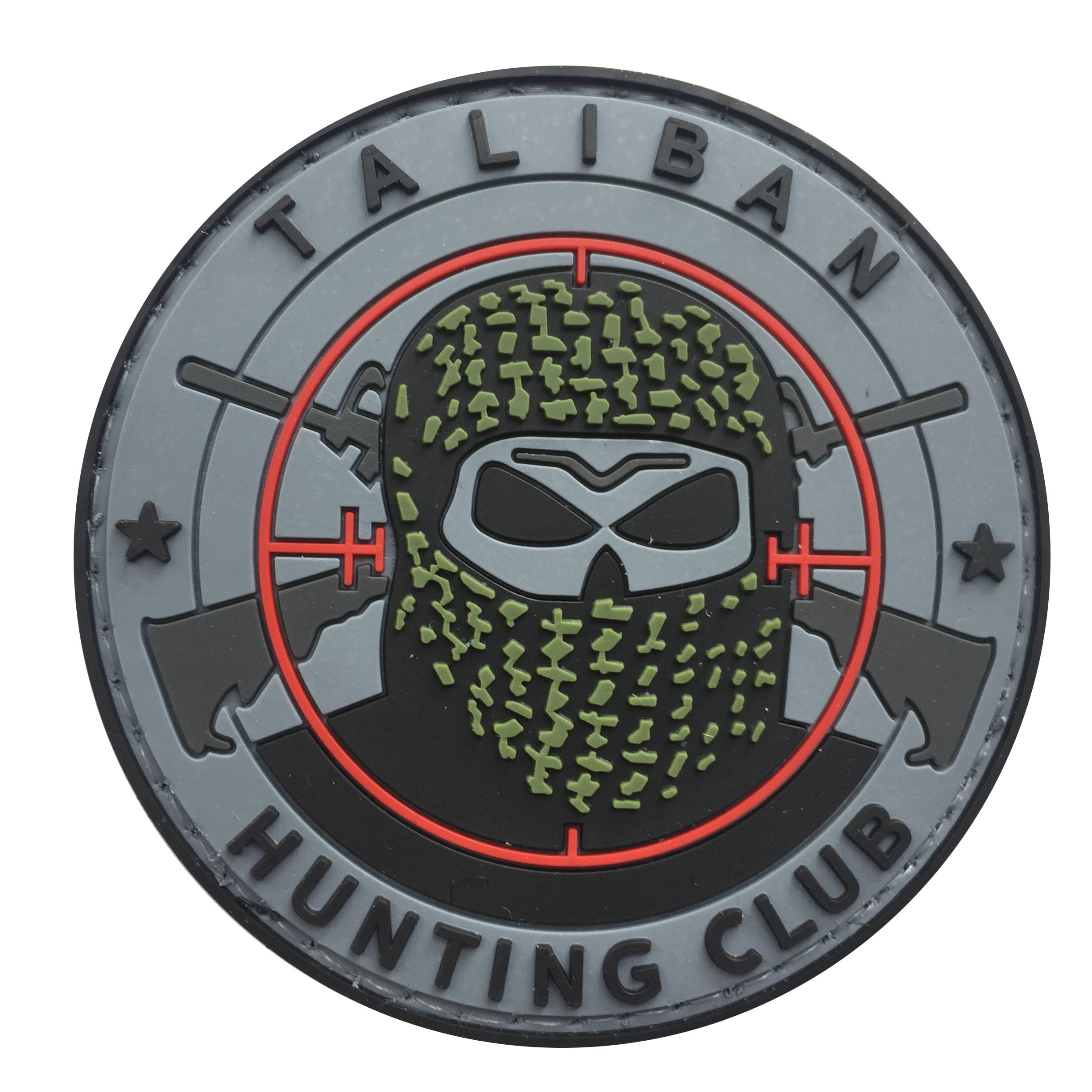 Taliban Hunting Club PVC Patch Blue