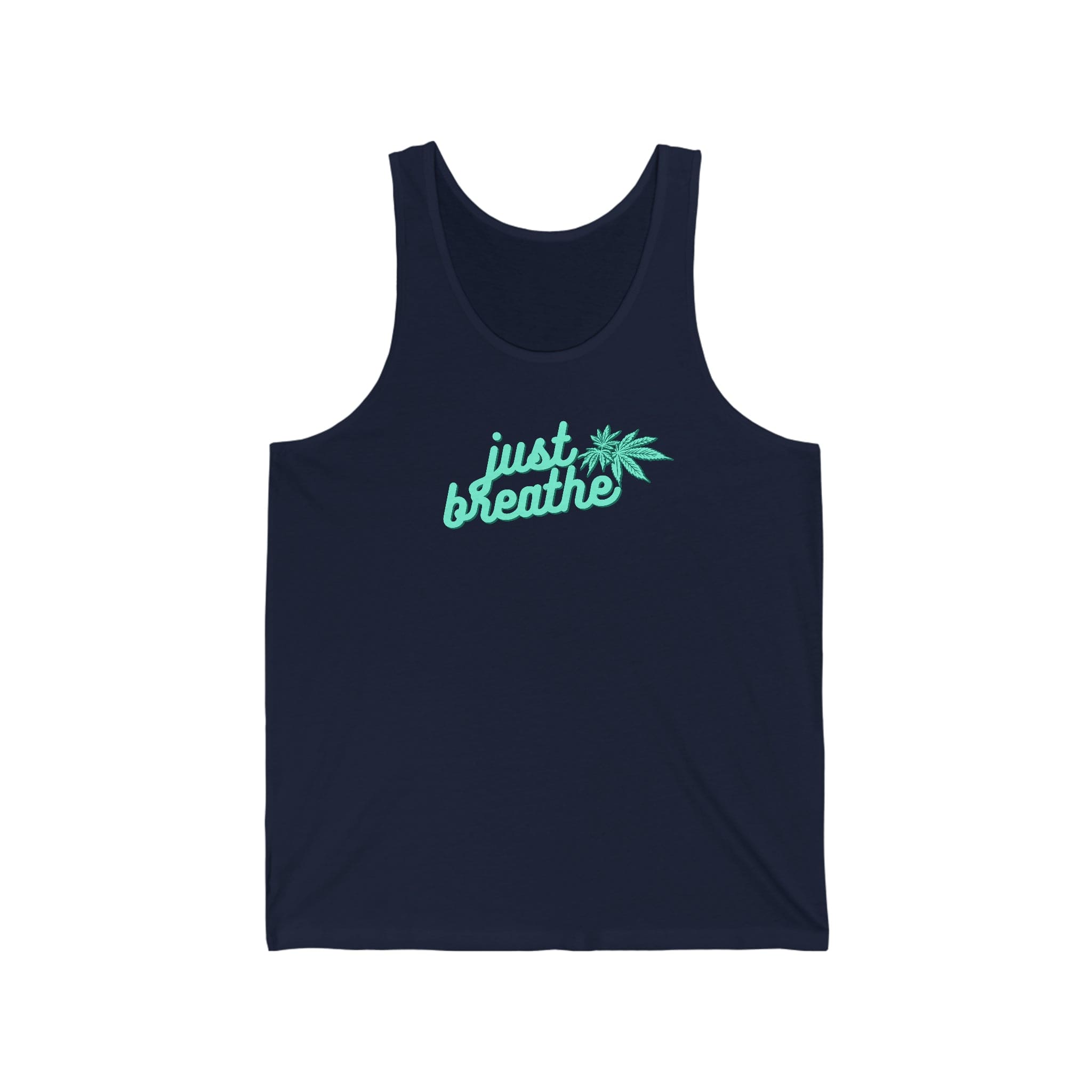 Just Breathe Cannabis Jersey Tank